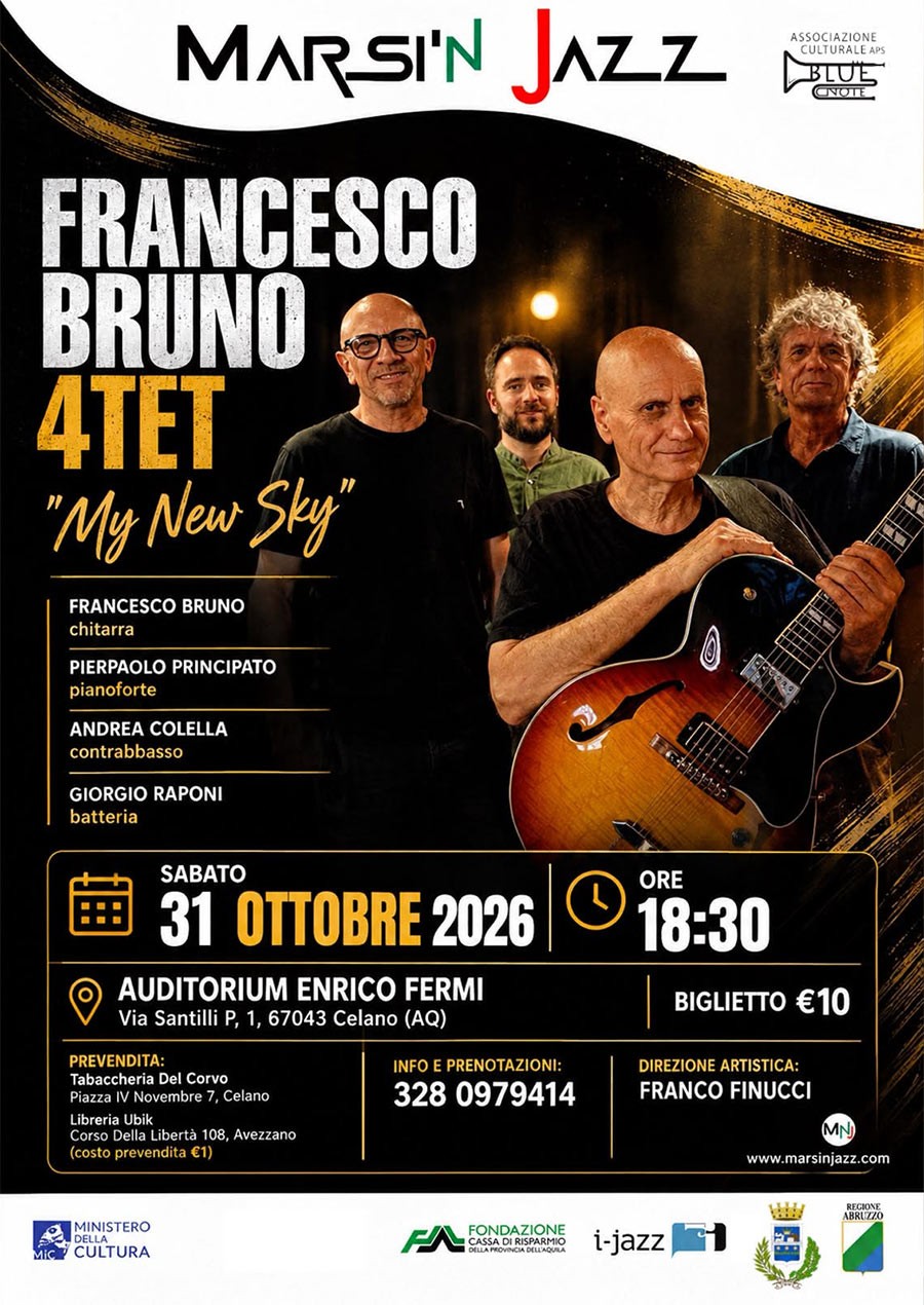 FRANCEASCO BRUNO 4TET- "MY NEW SKY"