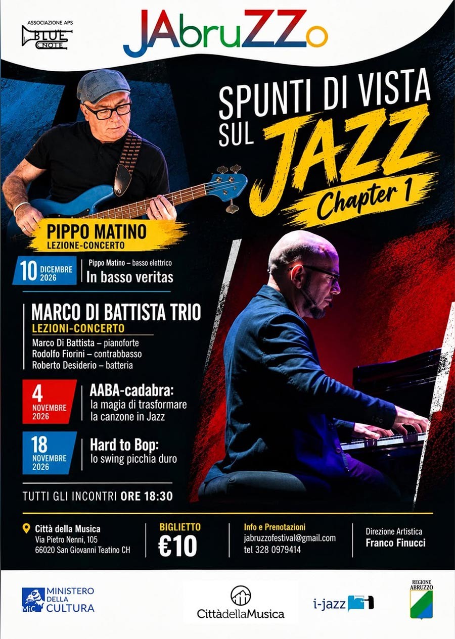 IL JAZZ SI RACCONTA, SI SCOPRE … E SI VIVE DAL VIVO!